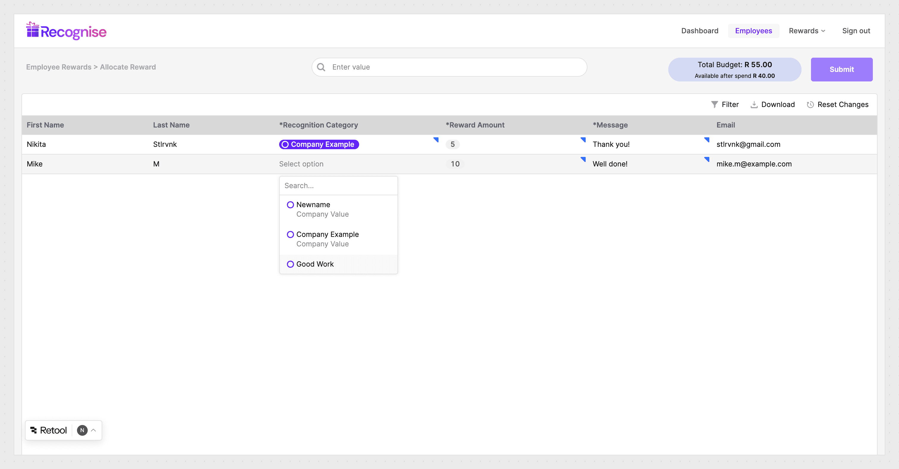 Rewards Management Platform