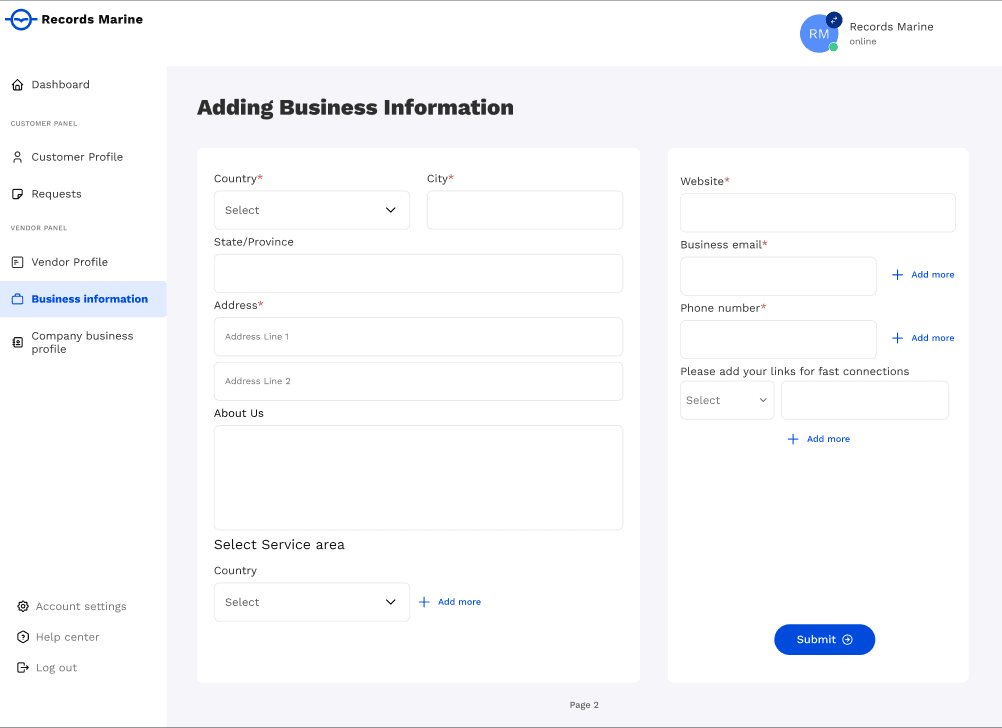 Project screenshot 1